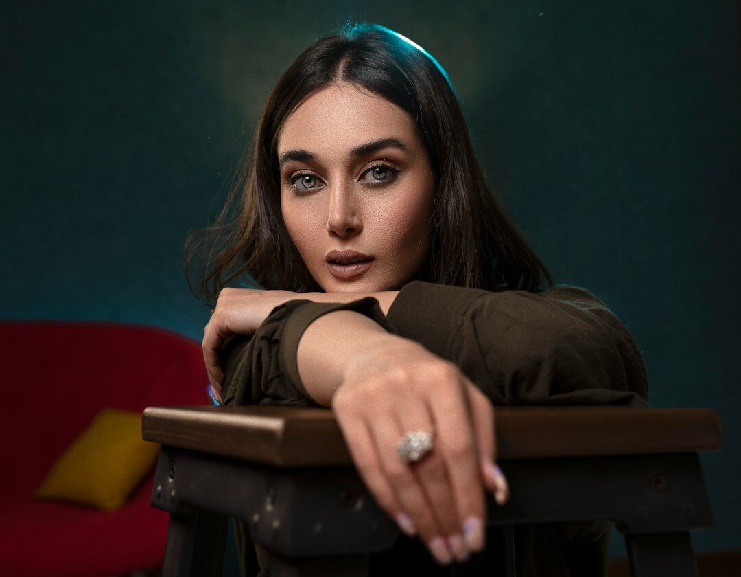 Portrait of a woman in an office setting