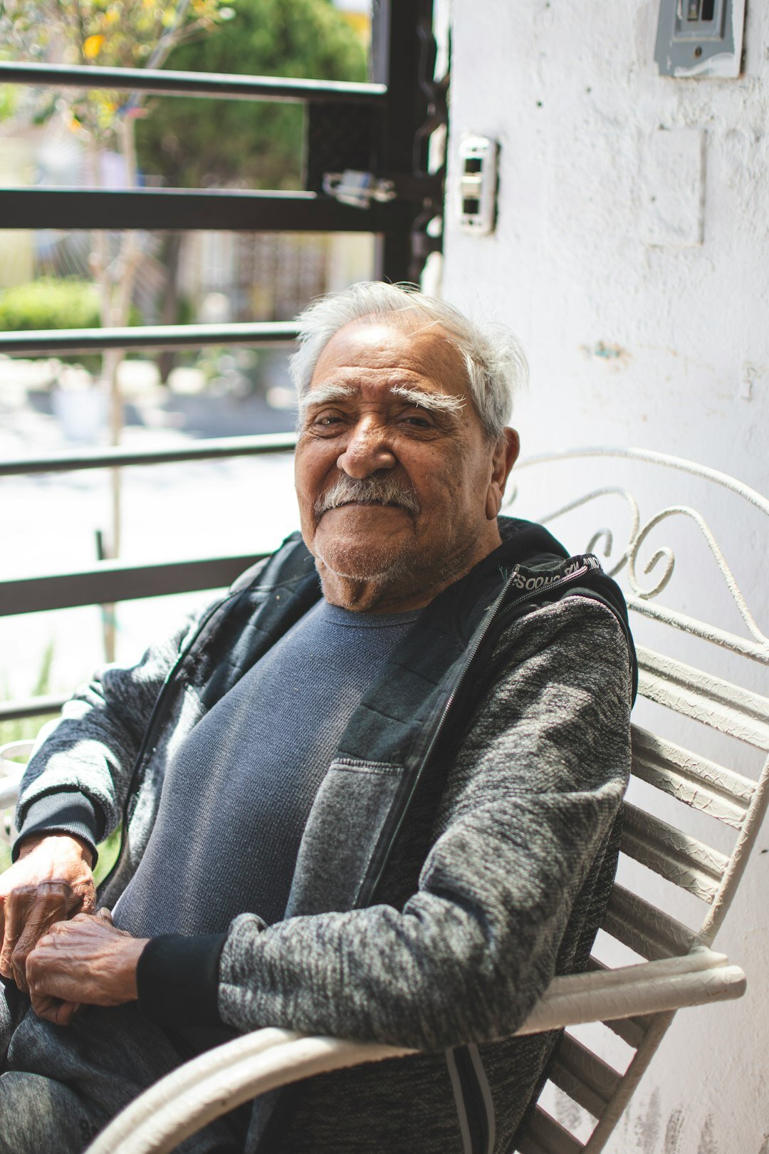 Portrait of an older Latin American man