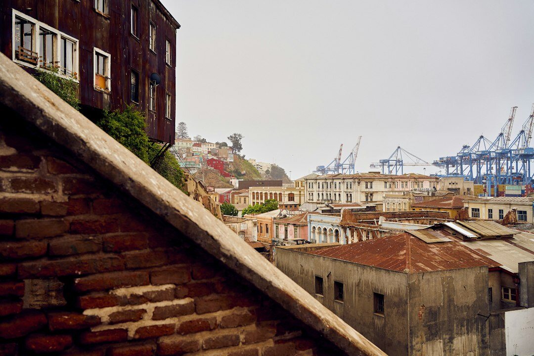 valparaiso cerro view at dusk
